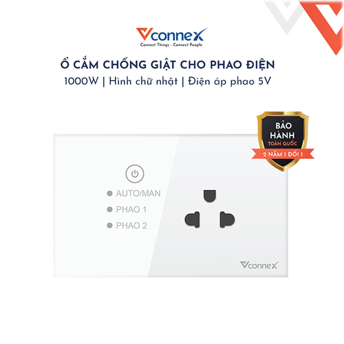 mua ổ cắm chống giật cho phao điện vconnex tại quảng ngãi